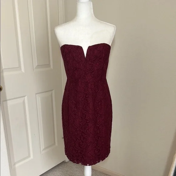 J. Crew | Dresses | J Crew Lace Strapless Dress | Poshmark